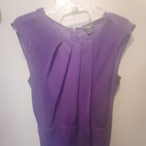 Ann Taylor Petite Pleated Front Blouse size 4P
